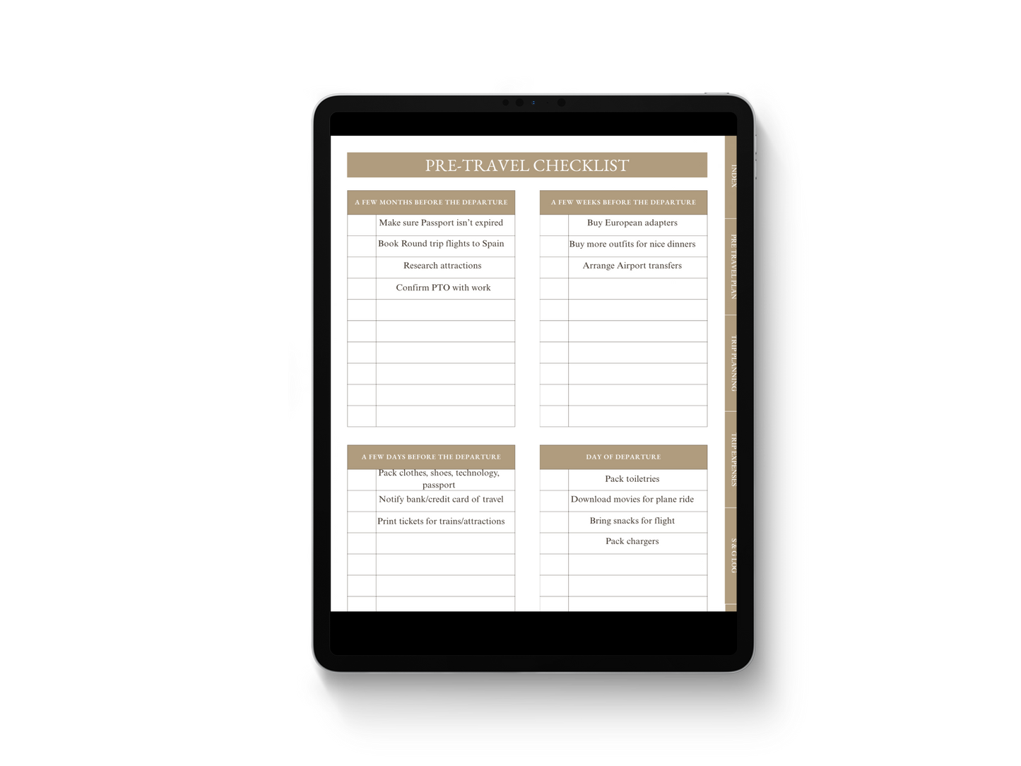 Digital Travel Journal – All-in-One Travel Planner & Organizer